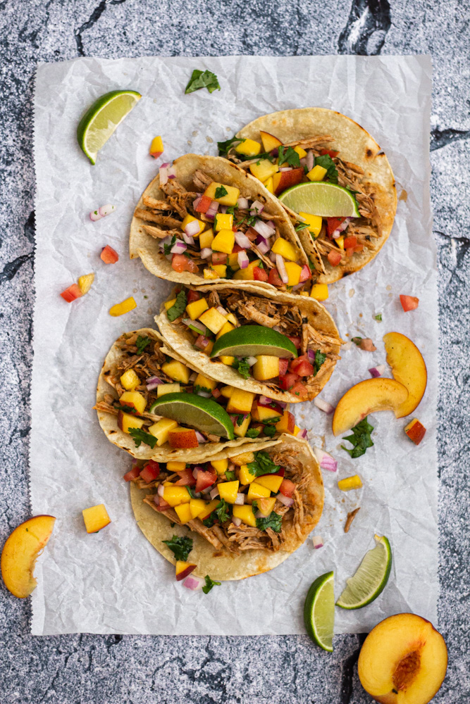 Easy Instant Pot Sweet Chili Lime Pulled Pork Tacos